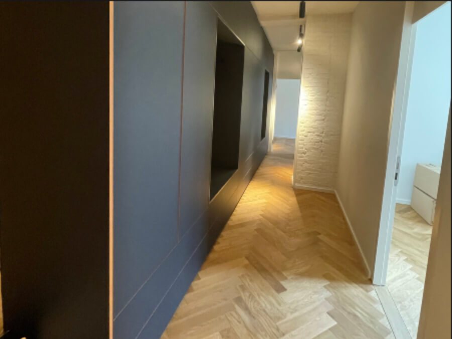 Einbaumöbel nach Entwurf in einer Berliner Wohnung